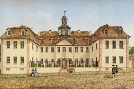 Waisenhaus Darmstadt um 1800 (Schulgebäude zur NS-Zeit)